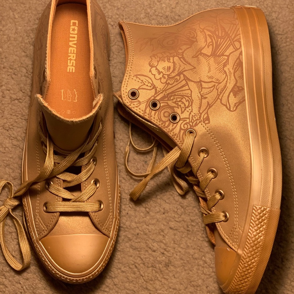 Rare Wheat 🌾 Gold Converse